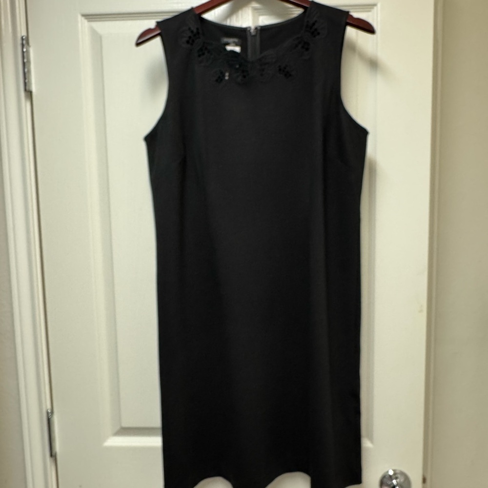 Talbots Petite Black Sleeveless Dress